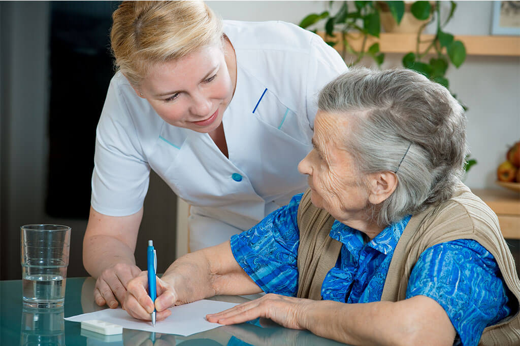 touring the assisted living apartment homes shelby