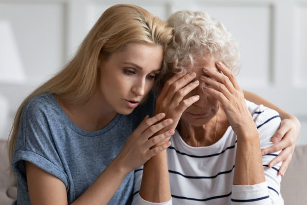 how to handle anger in seniors with dementia