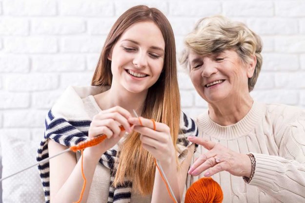 passing her skills to next generations