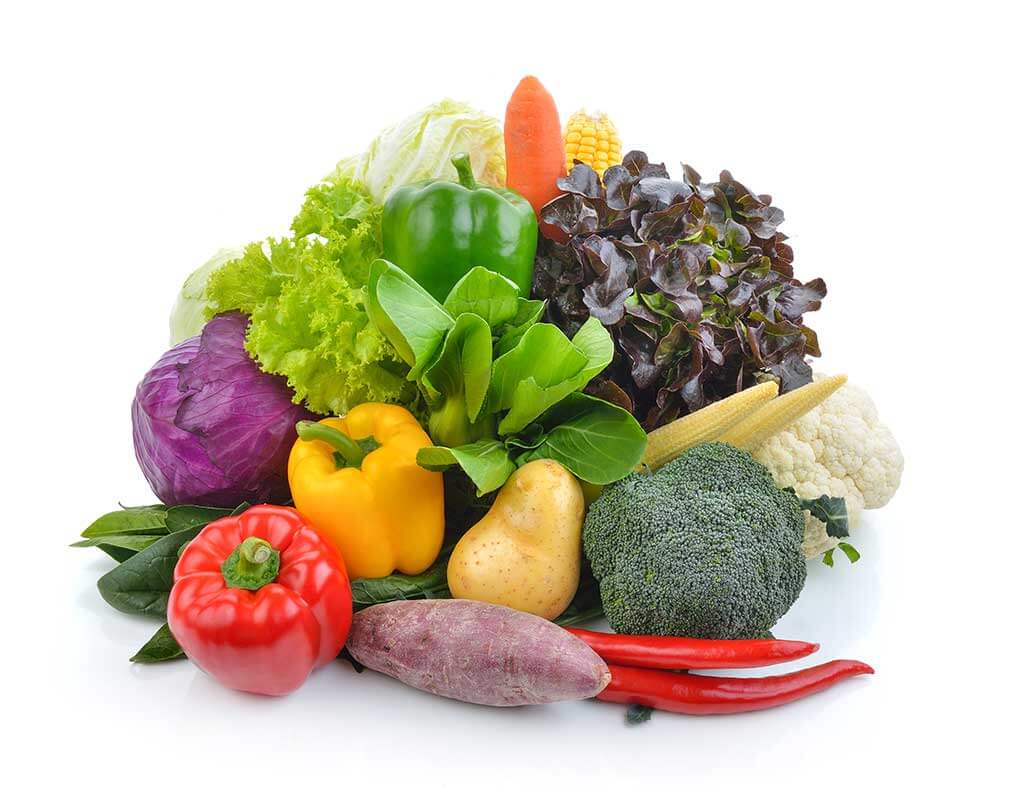 vegetables and fruits