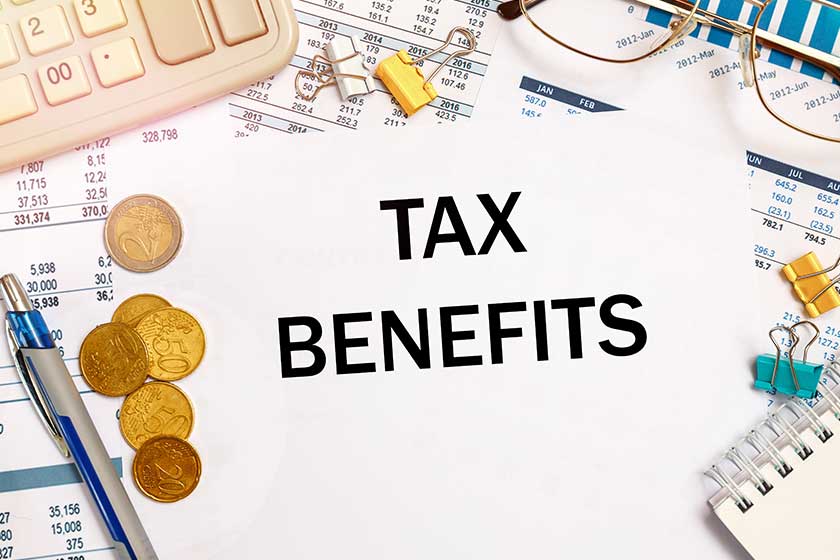 paper with text tax benefits near office supplies paper with text tax benefits near office supplies