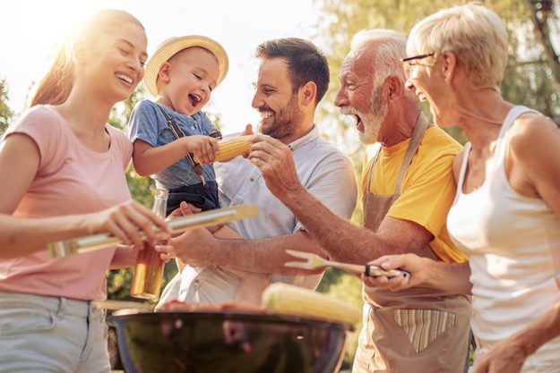 tips for a safe summer barbeque with your elderly loved on