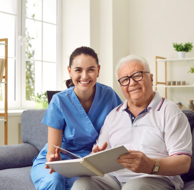 nurse and seniors citizen