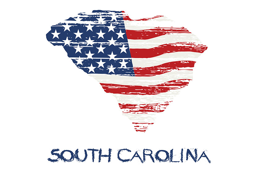 american flag in south carolina