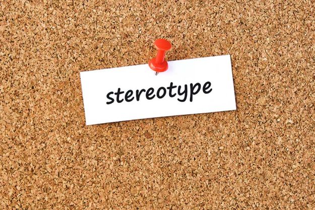stereotype word written on a piece of paper