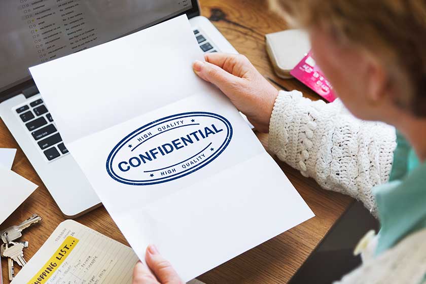 Senior woman with piece of paper Senior woman with piece of paper