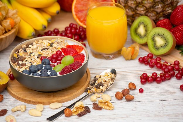 group fruits breakfast mixed vegetables