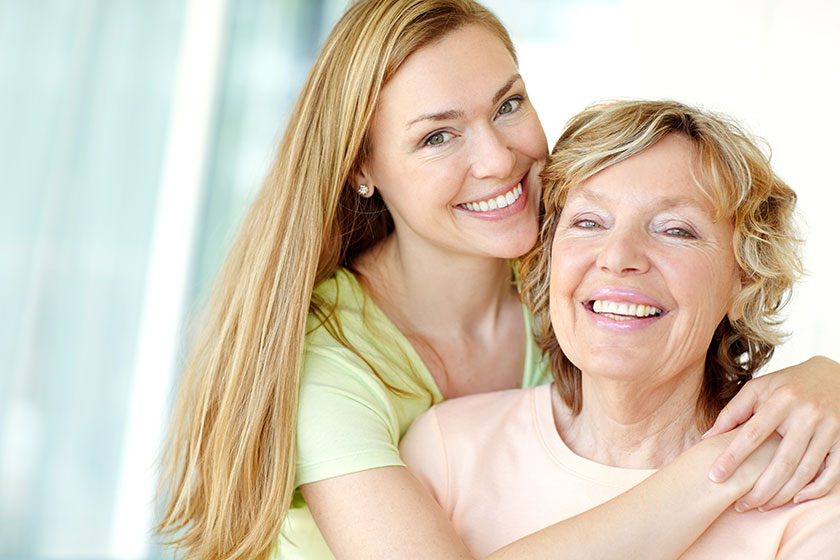 love mom beautiful woman hugging