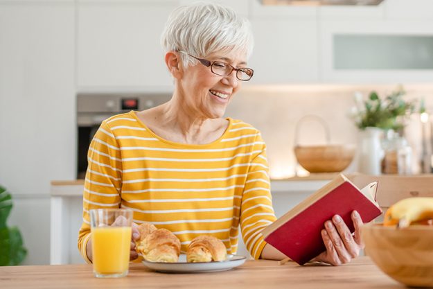 one woman mature senior caucasian 2