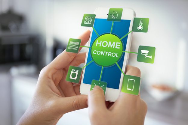 smart home control concept