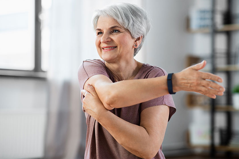 close up of senior woman exercising at home close up of senior woman exercising at home