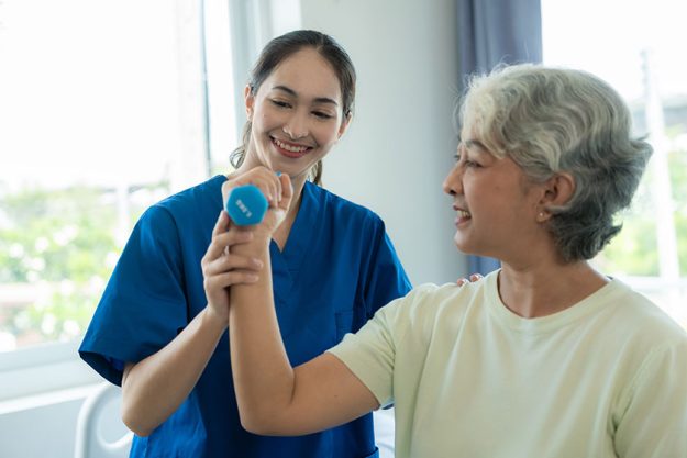 asian women were cared nurses who tracked health musculoskeletal shoulder