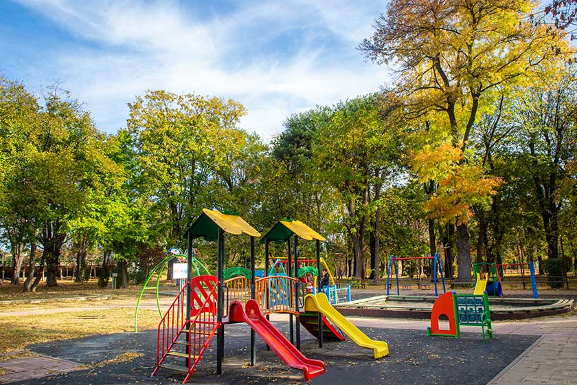 shumen bulgaria october 2023 autumn city park shumen shumen bulgaria october 2023 autumn city park shumen