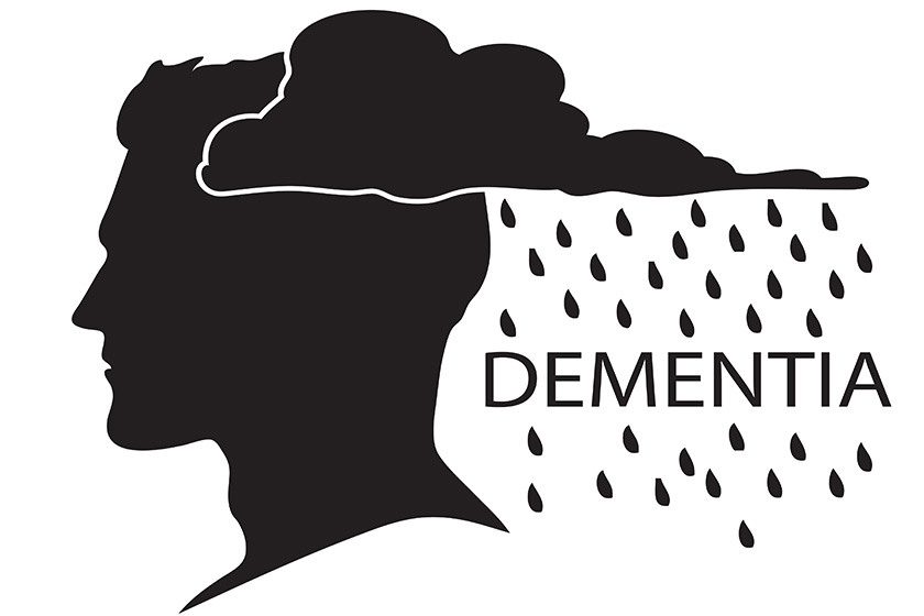 illustration degradation human cognitive function dementia illustration degradation human cognitive function dementia