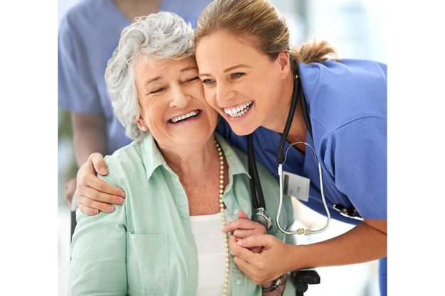 its been pleasure attractive female nurse her senior patient hospital