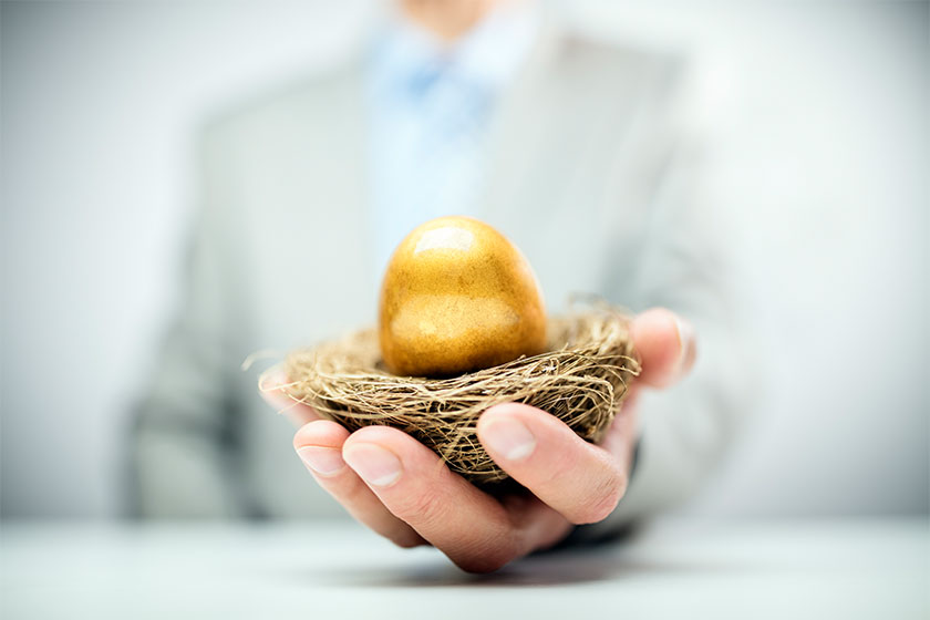 retirement savings golden nest egg