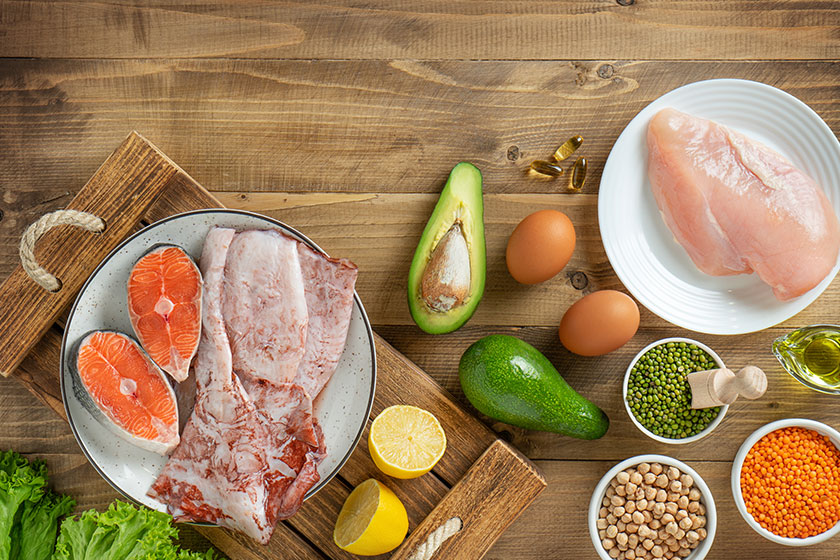 table top view ketogenic diet foods table top view ketogenic diet foods