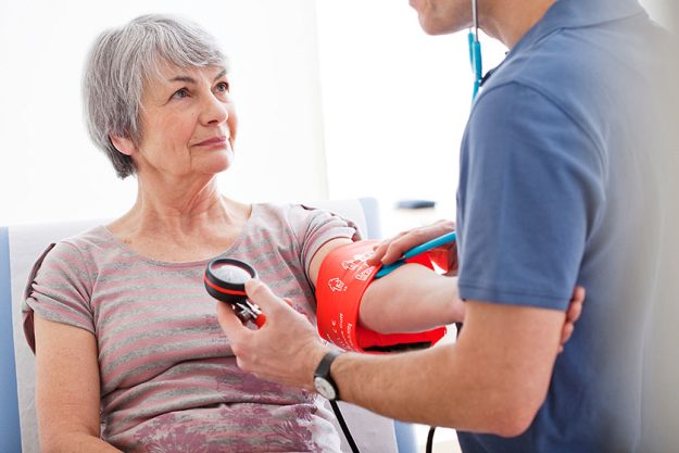 blood pressure elderly person