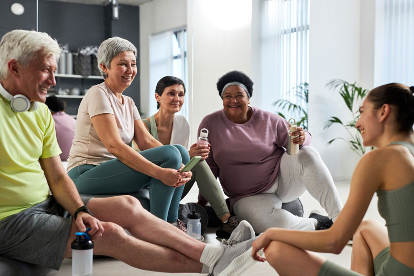 celebrating national senior health and fitness day with friends img
