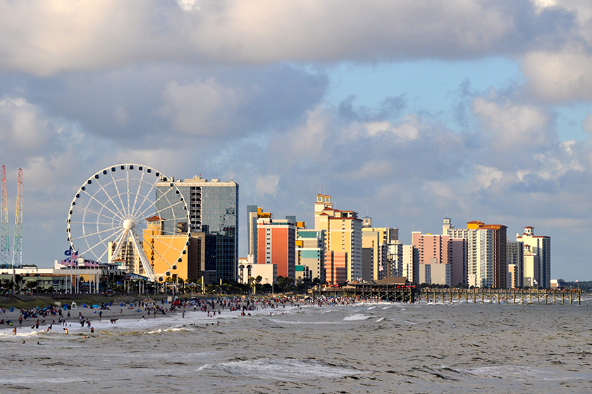 myrtle beach coastline