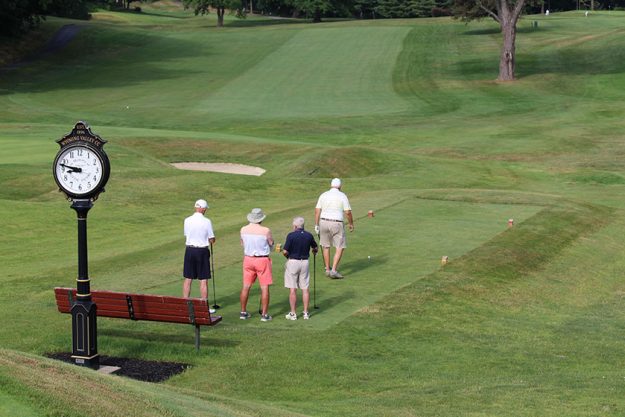 golfing tournament summer day