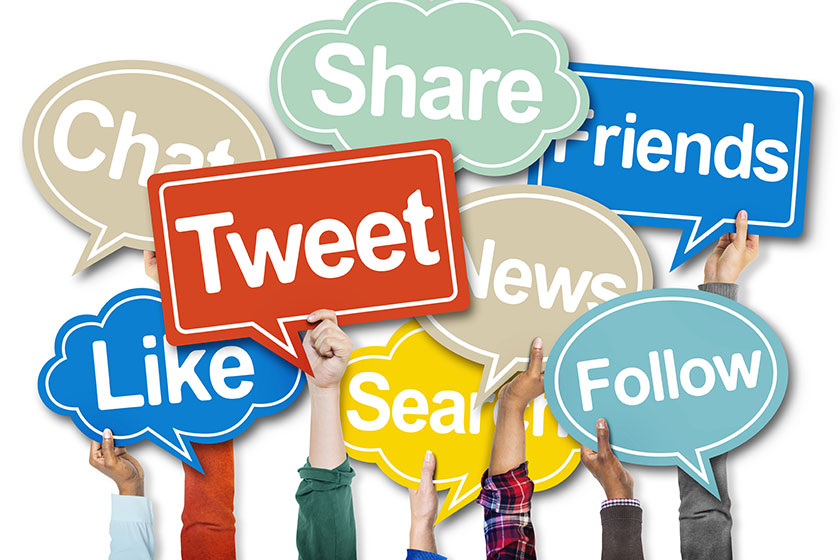 hands holding speech bubbles