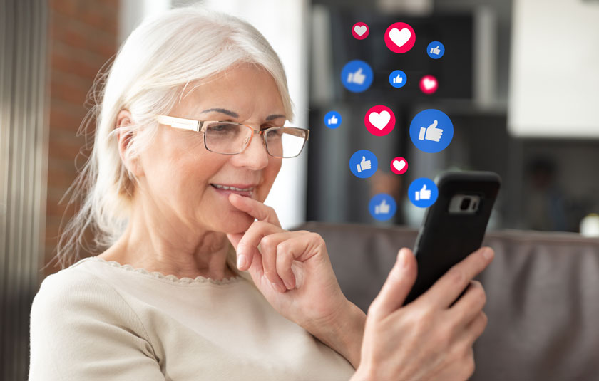 the advantages of social media when aging at senior living apartments in burlington nc img