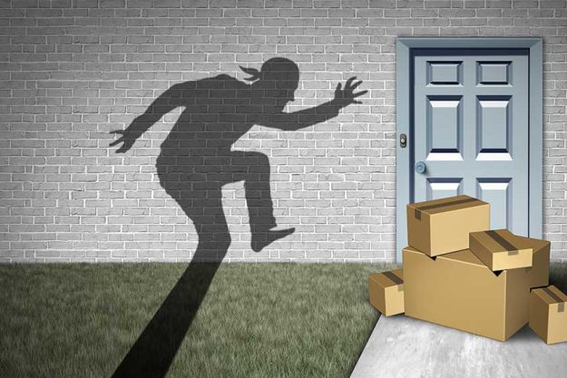 package robbery home delivery theft porch pirate thief stealing packages