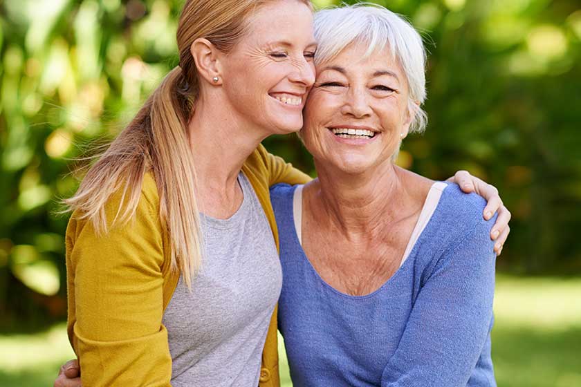 share strong bond portrait attractive young woman hugging her mother share strong bond portrait attractive young woman hugging her mother
