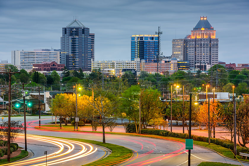 greensboro skyline greensboro skyline