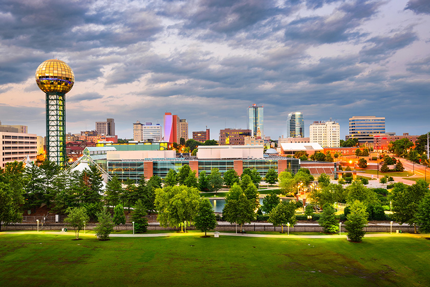 knoxville tennessee skyline