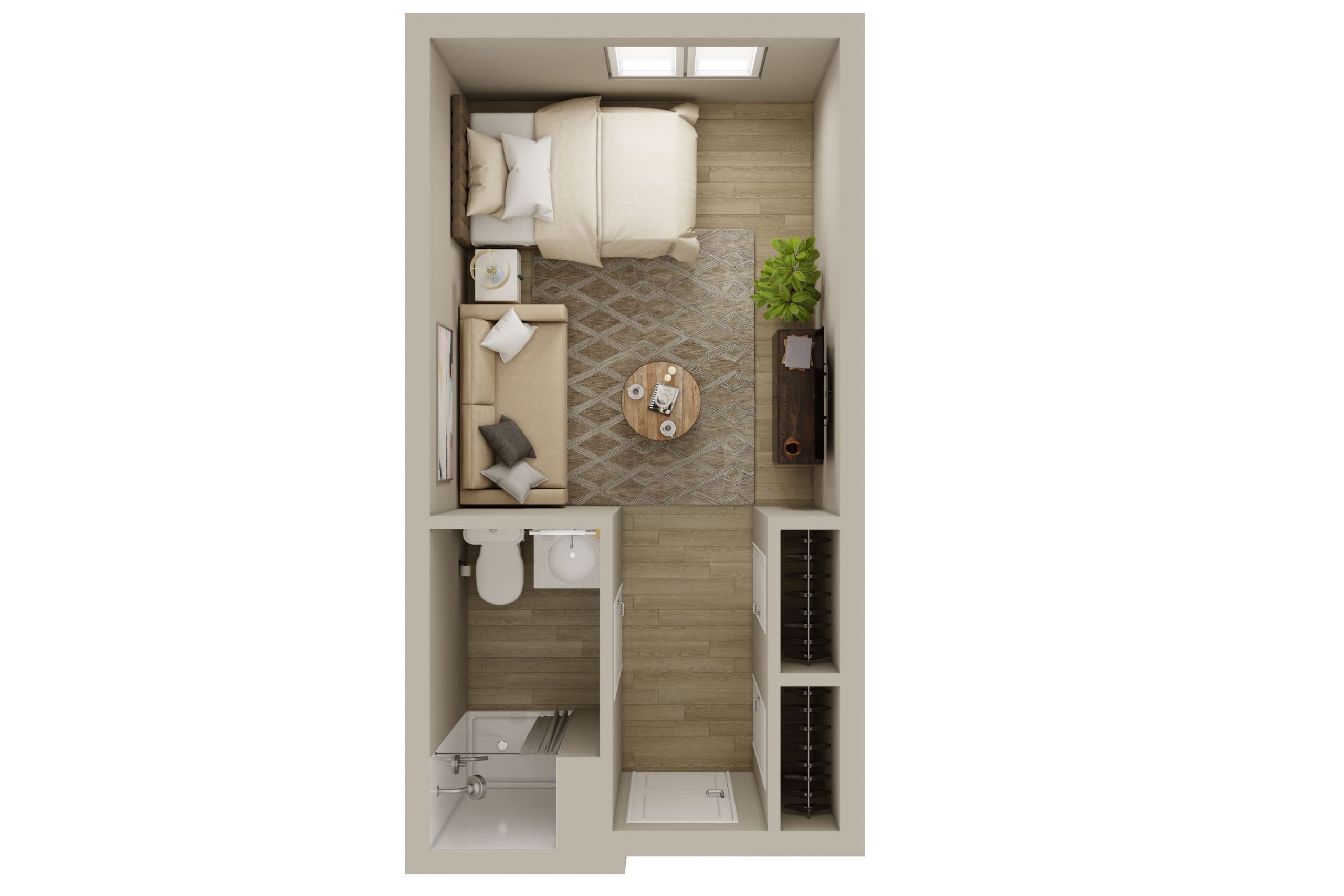 Palmetto Suite   One Bathroom 330 Sq. Ft. 2 154x300