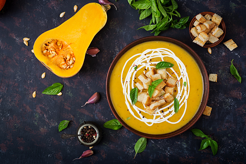 cream of pumpkin soup