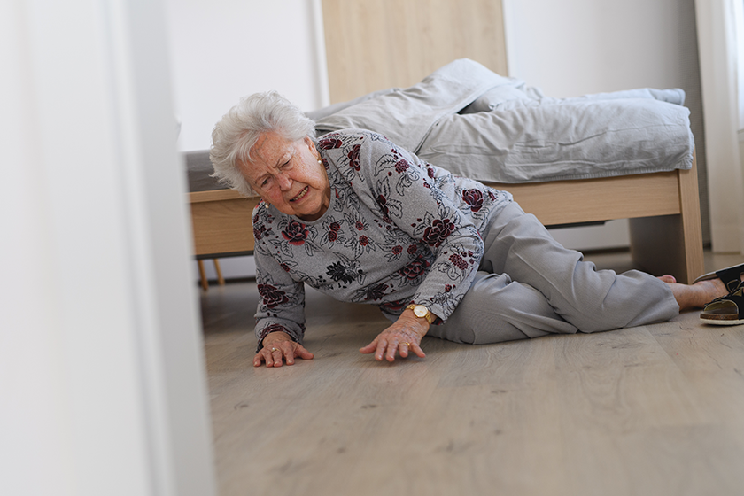 elderly woman tripped fell bed elderly woman tripped fell bed
