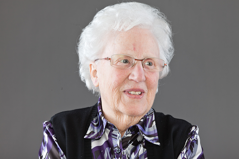 happy healthy senior woman