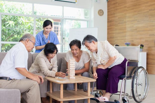 Nursing Home Care concept. Nursing Home Care concept.