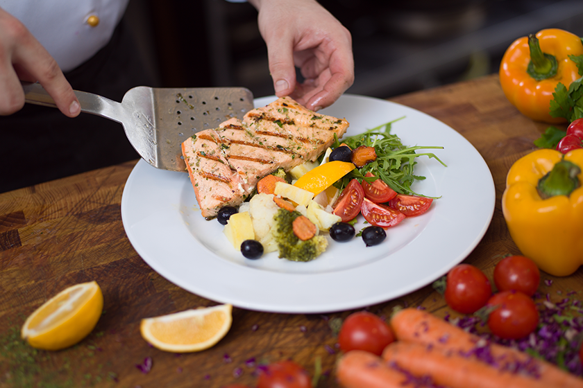 cook chef decorating garnishing cook chef decorating garnishing