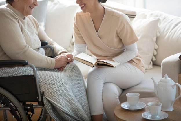 Low angle of professional heal