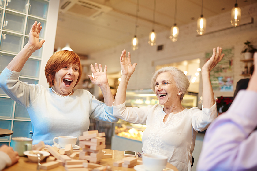 seniors spending time seniors spending time