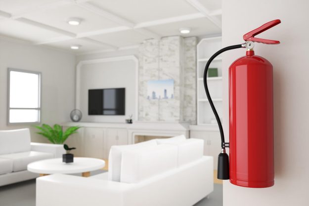 Fire extinguisher for domestic use