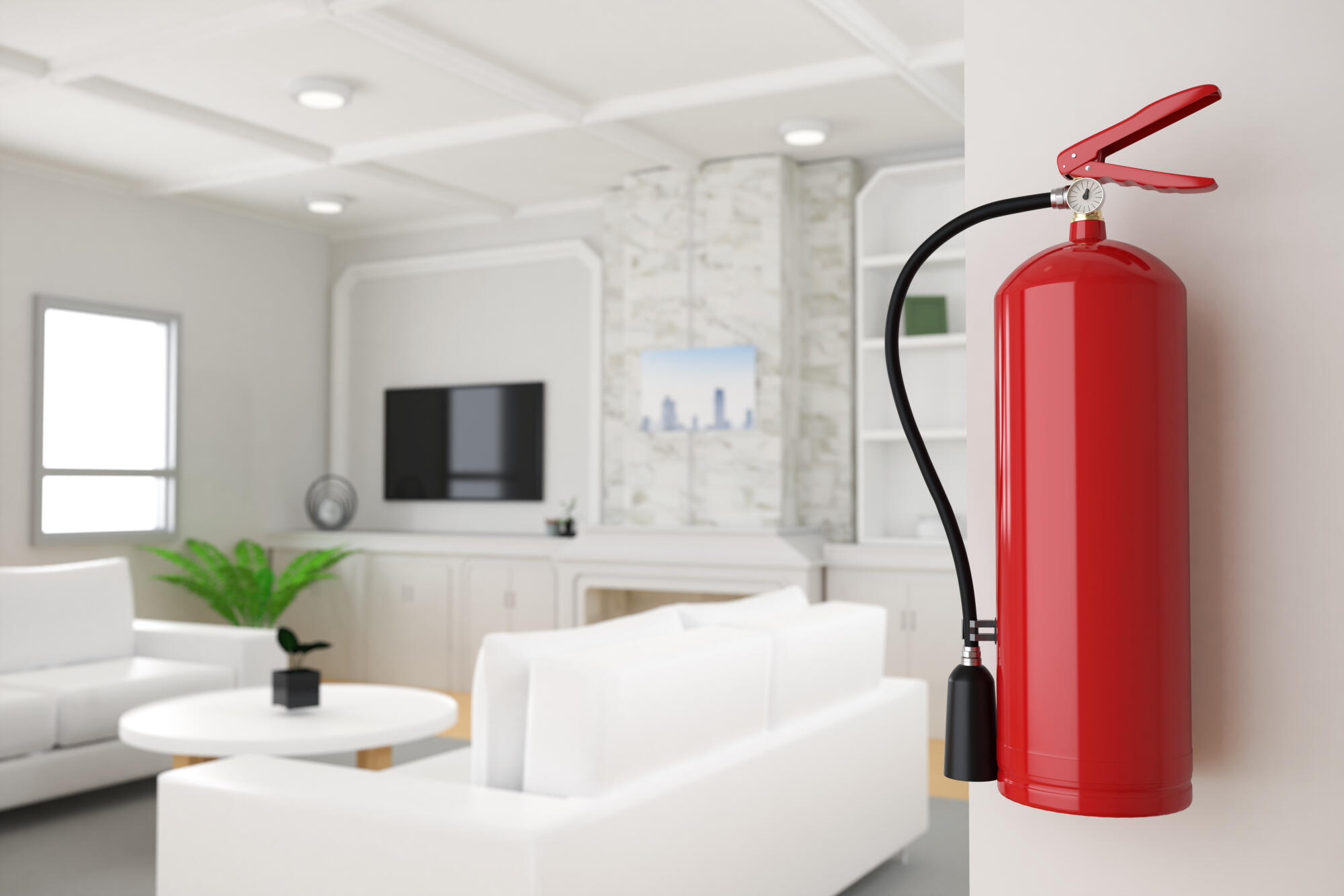 Fire extinguisher for domestic use