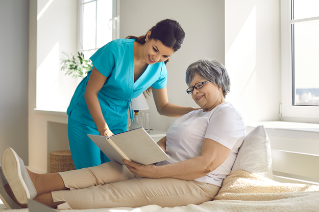 caregiver in a nursing home caregiver in a nursing home