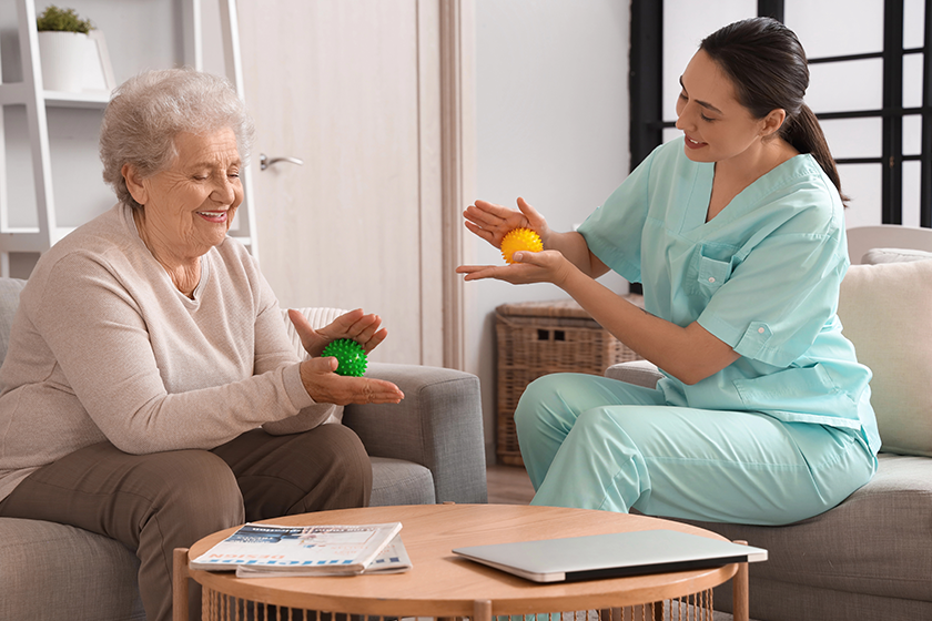 senior woman physical therapist senior woman physical therapist