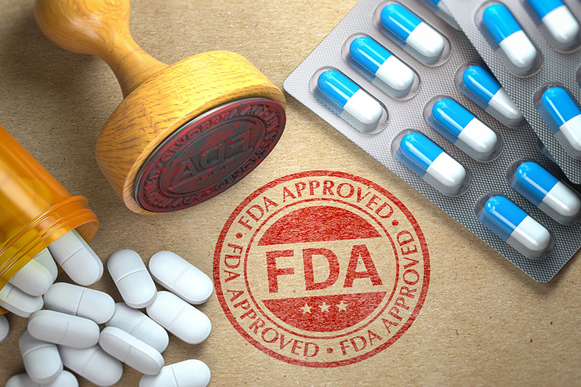 Fda approved concept rubber stamp with fda and pills on craft Fda approved concept rubber stamp with fda and pills on craft