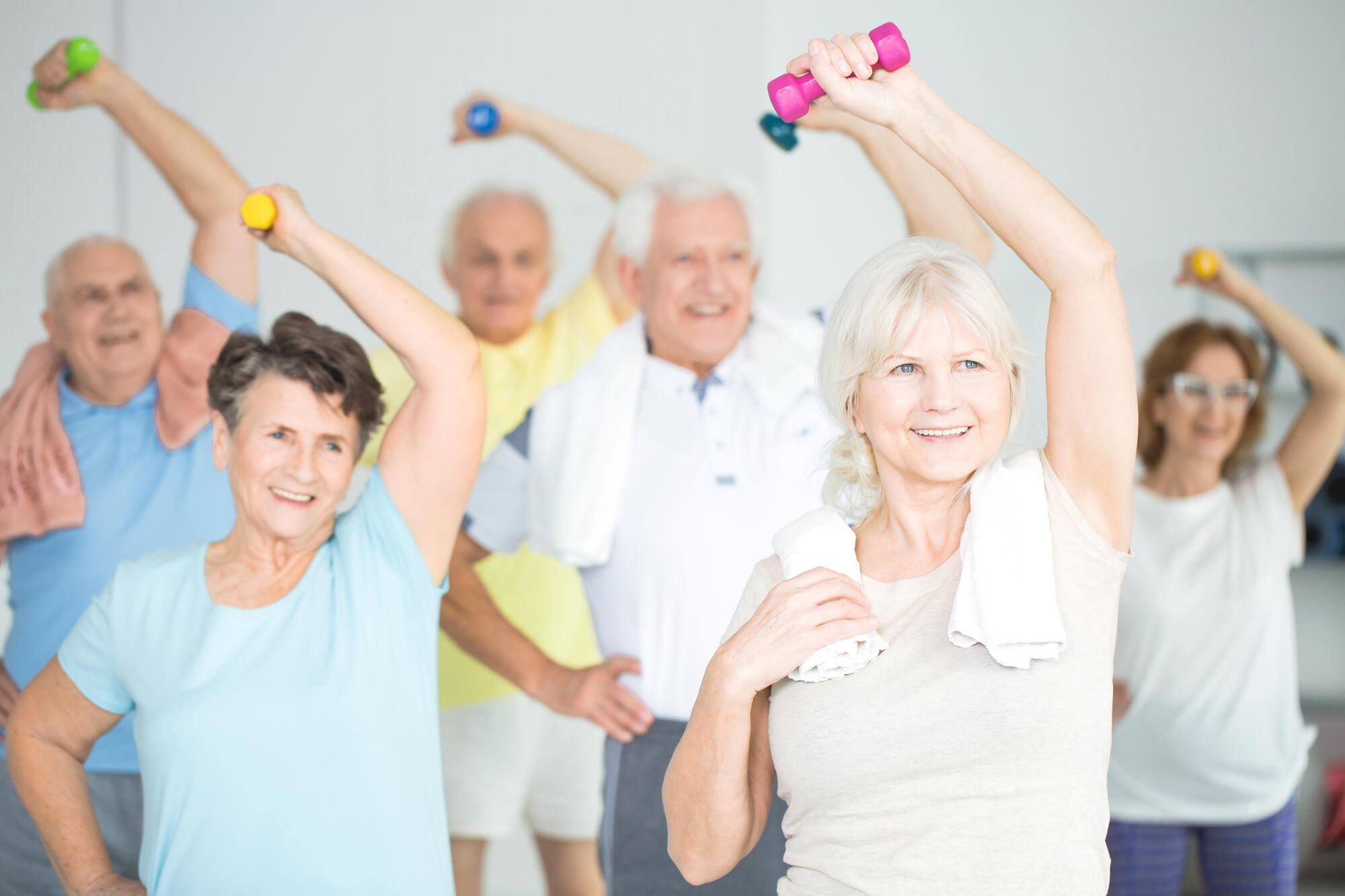 Seniors,Doing,Strength,Building,Fitness,Exercises,With,Dumbbells,,Holding,Their Seniors,Doing,Strength,Building,Fitness,Exercises,With,Dumbbells,,Holding,Their