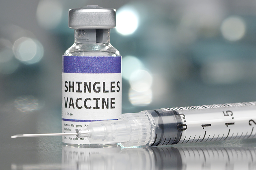 shingles vaccine vial medical lab syringe shingles vaccine vial medical lab syringe