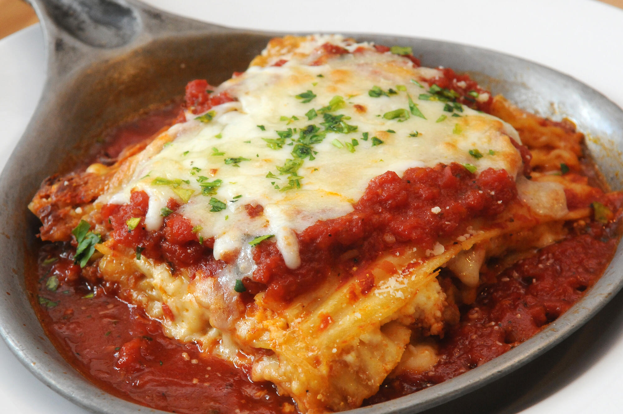 Lasagna,Plate,Isolated,And,Displayed