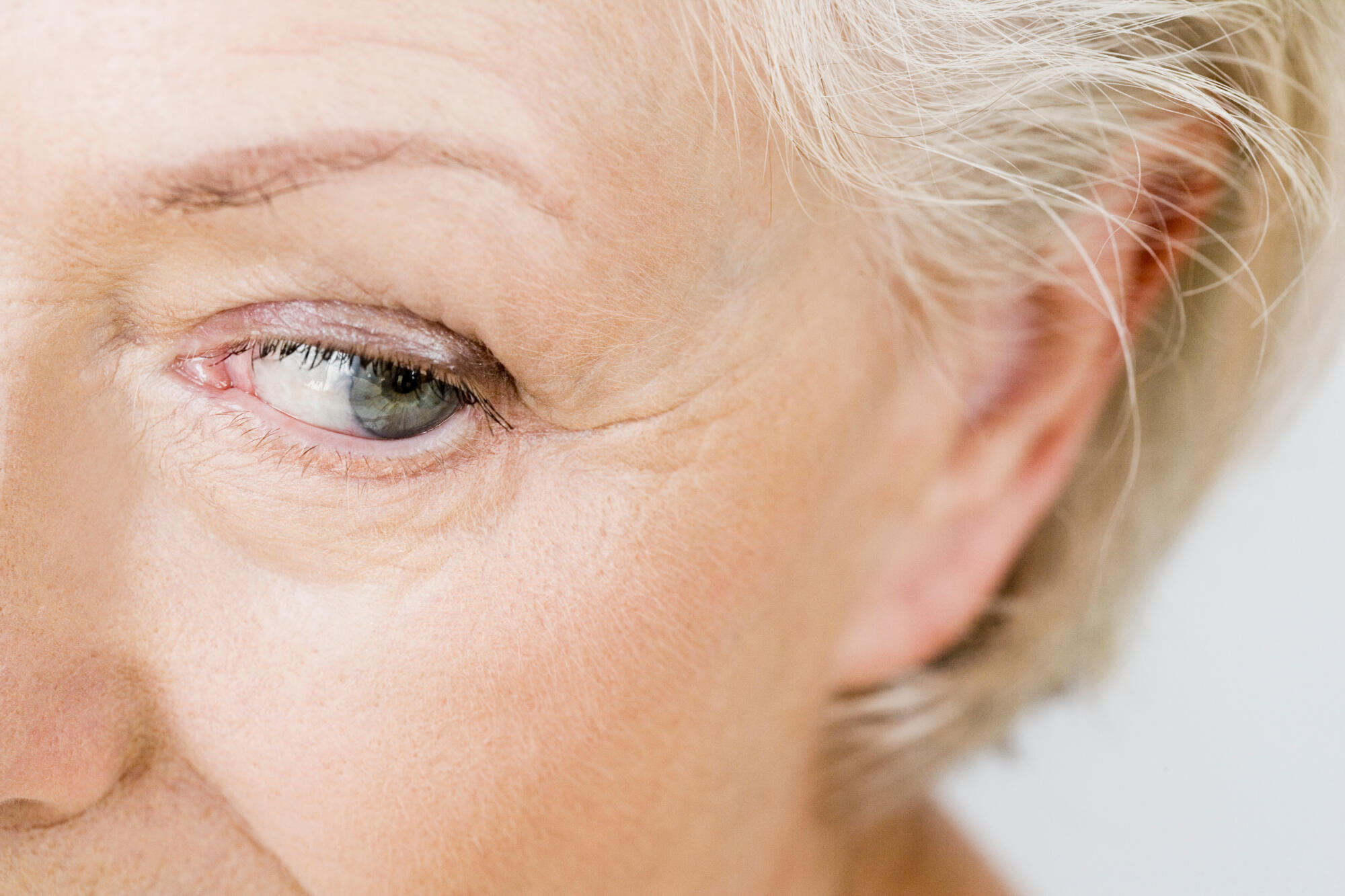 A,Portrait,Of,A,Senior,Woman,,Detail,Of,Eye