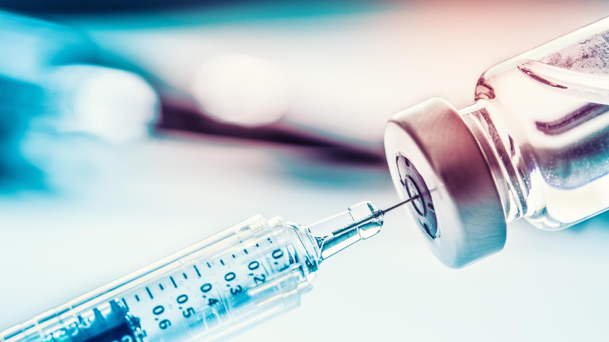 vaccine injection needle