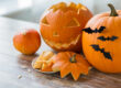 Halloween,,Holidays,And,Decoration,Concept, ,Jack o lantern,Or,Carved,Pumpkins